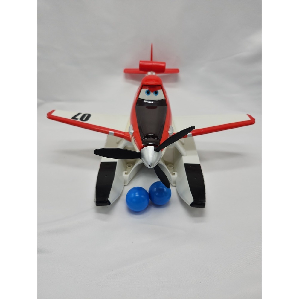 Disney Thinkway Toys -Talking Moving Airplane Dusty Crophopper Red 07